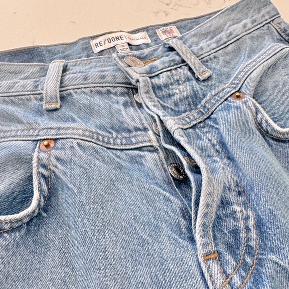 RE/DONE Double-Yoke High-Rise Jeans Size 25 - Picture 2 of 4